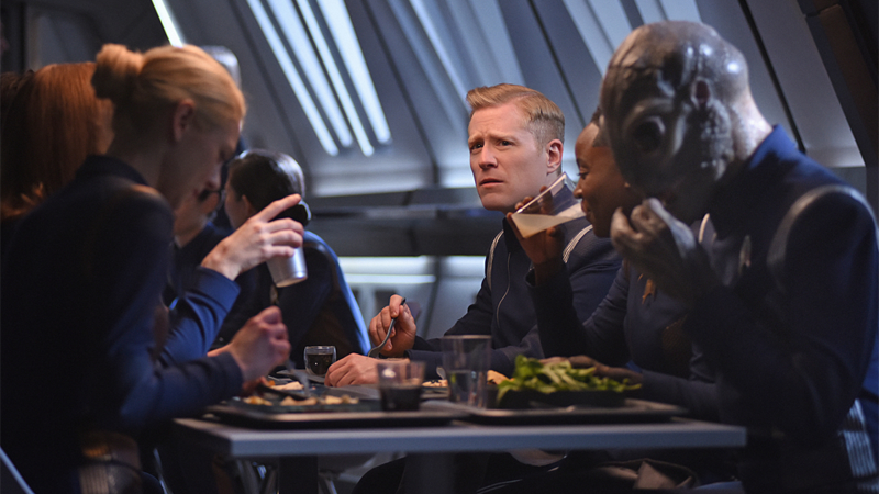 Stamets might be busy moping over Culber, but the rest of these dorks have got word games to play!